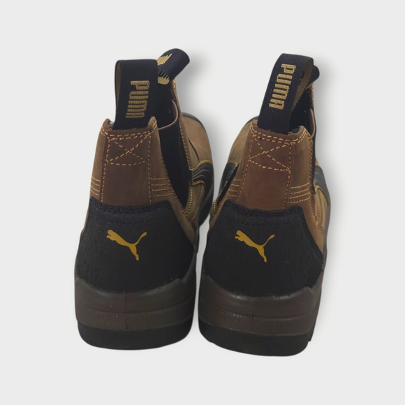 Puma Safety Tanami Double Gore Electrical Hazard Mens Size 9.5 Brown Work Boots - Picture 4 of 8